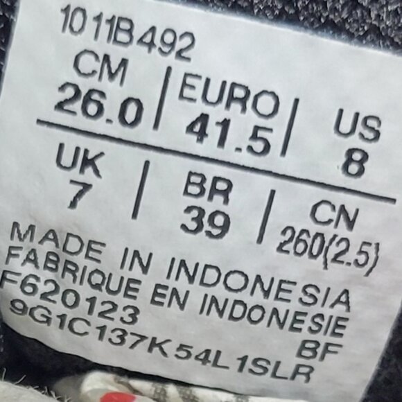 Asics 1011B492 Gel-Contend 8 Men's Size 8 Black Carrier Gray Running Sneakers - Picture 10 of 10